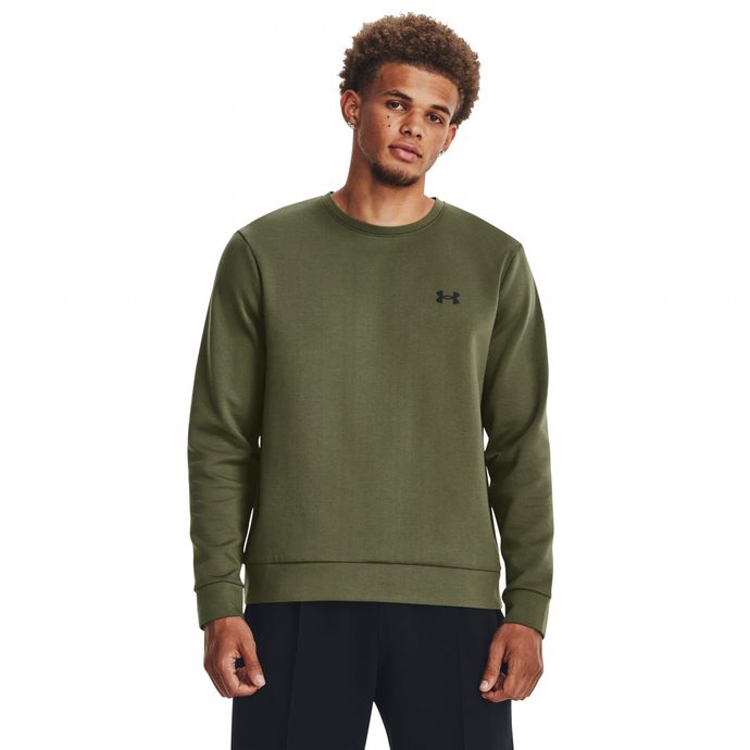 UNDER ARMOUR Unstoppable Flc Crew, Green