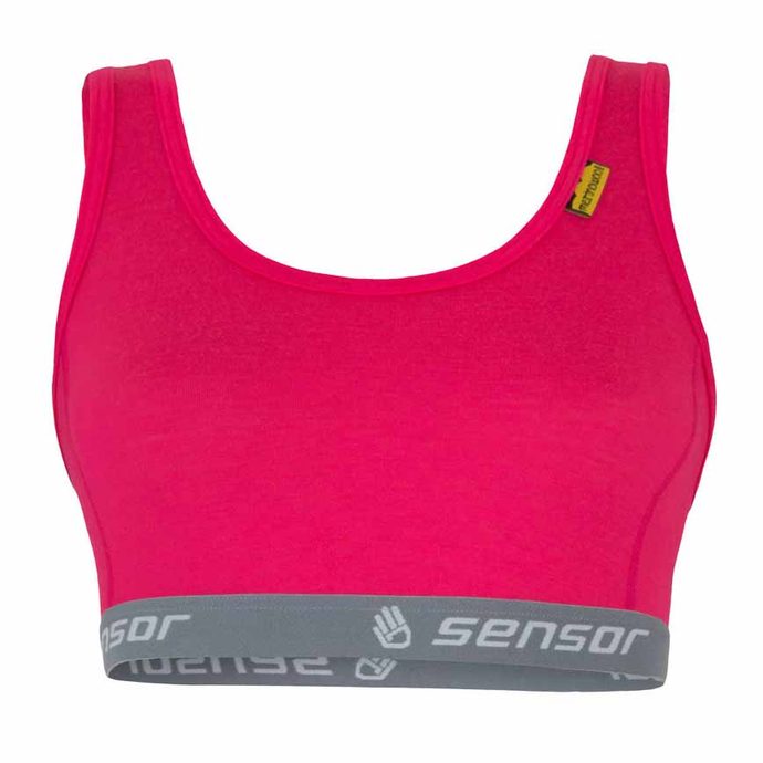 SENSOR MERINO ACTIVE women's bra magenta