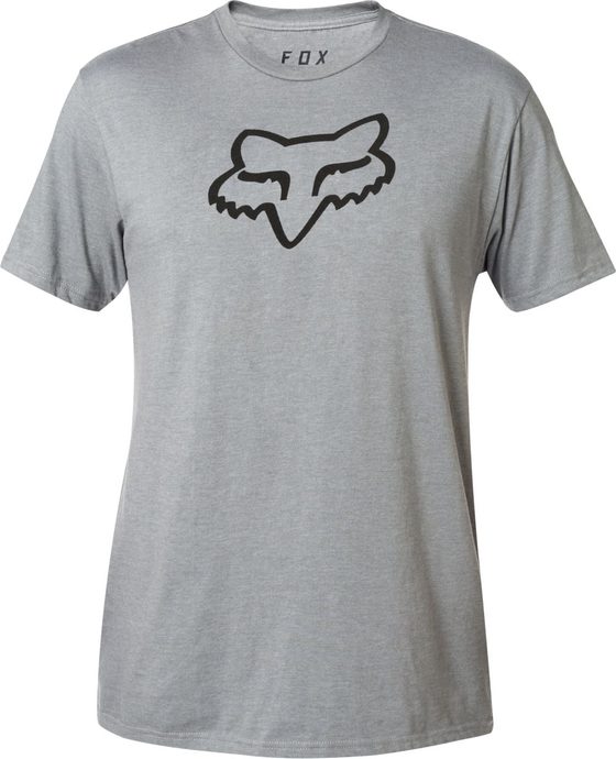 FOX Legacy Fox Head Ss Tee, Heather Graphite