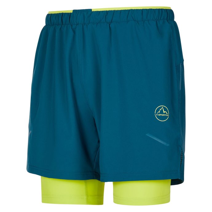 LA SPORTIVA Trail Bite Short M Storm Blue/Lime Punch