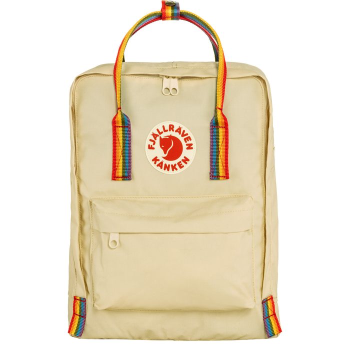 FJÄLLRÄVEN Kånken Rainbow Light Oak-Rainbow Pattern