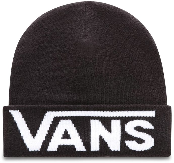 VANS DROP V TALL CUFF BEANIE, black