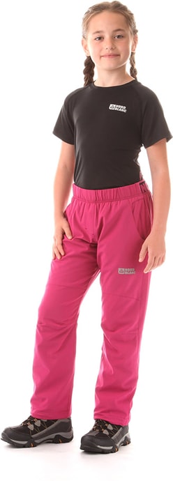 NORDBLANC NBFPK5924L FLARE tmavě růžová - dětské outdoorové kalhoty