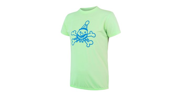 SENSOR COOLMAX FRESH PT CLOWN children's shirt with sleeves light green