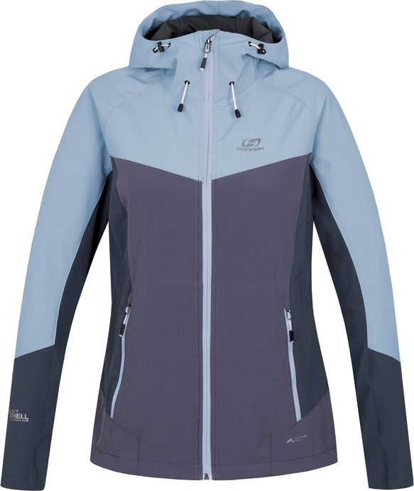 PULLA, blue fog/shark - bunda softshell dámská - HANNAH - 63.32 €