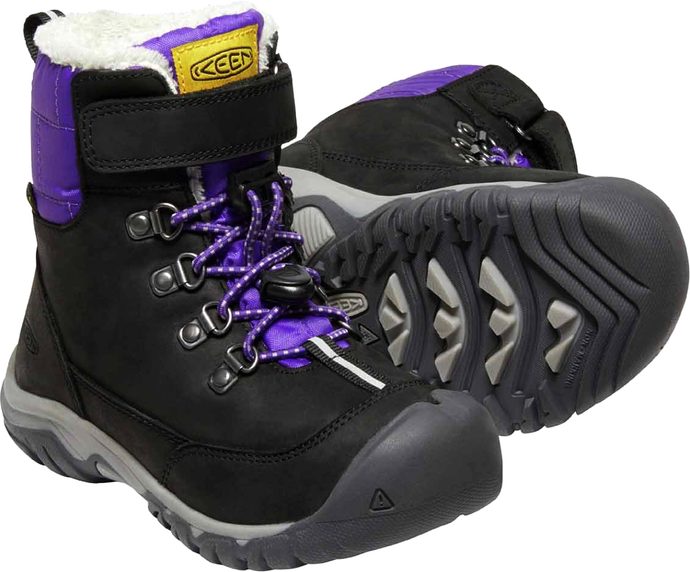 KEEN GRETA BOOT WP CHILDREN black/purple