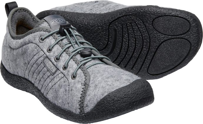 KEEN HOWSER LACE MEN, grey felt/black