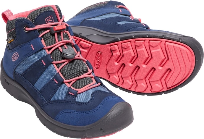 KEEN HIKEPORT MID WP JR, blues/sugar coral