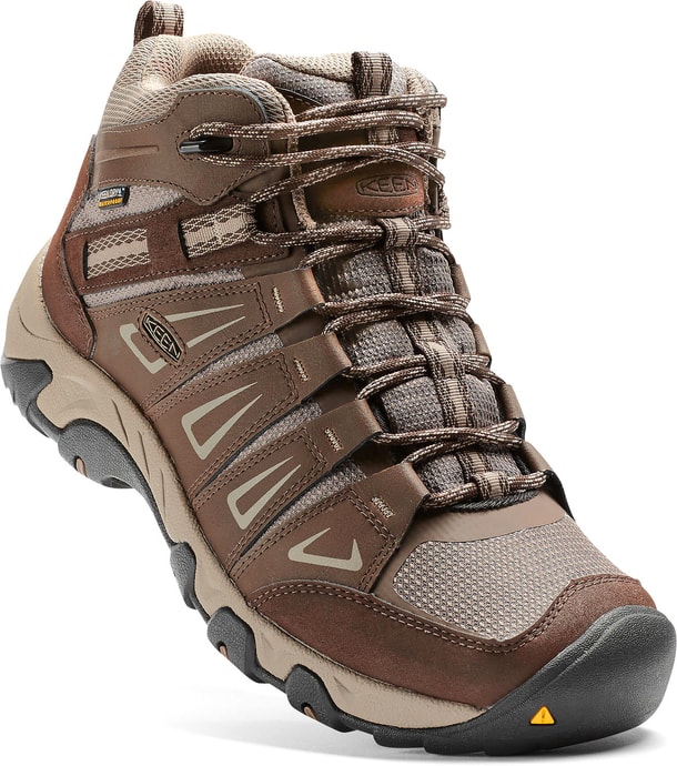 KEEN OAKRIDGE MID WP M, cascade brown/brindle