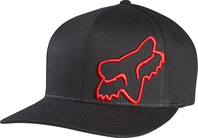 FOX Flex 45 Flexfit Hat Black/Red