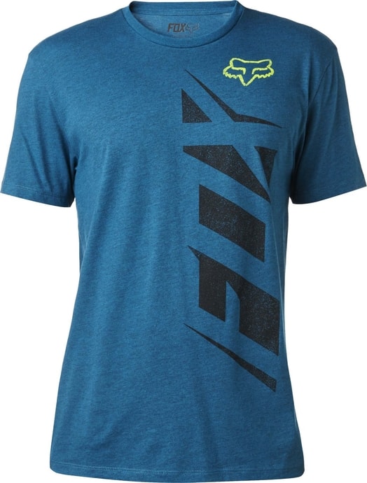 FOX Scaled Ss Premium Tee Heather Maui Blue