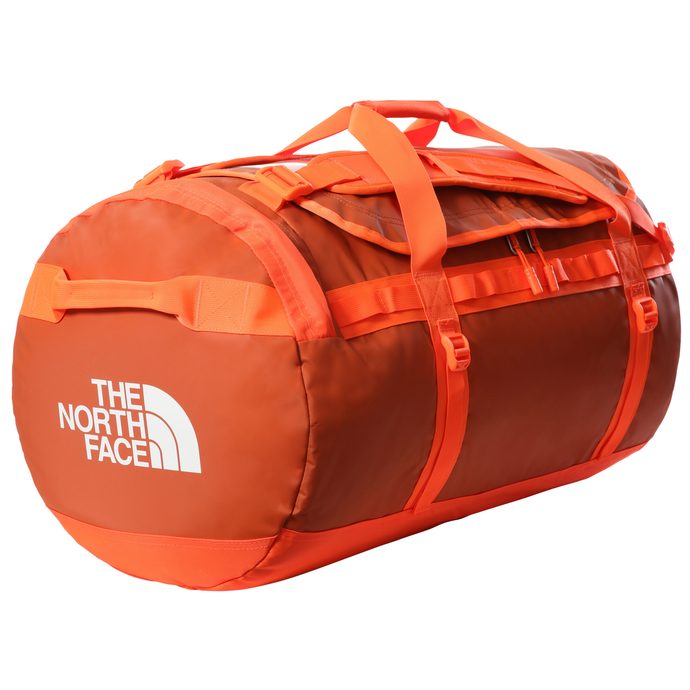 THE NORTH FACE BASE CAMP DUFFEL L, 95L BURNT OCHRE/POWER ORANGE