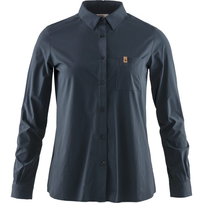 FJÄLLRÄVEN Övik Lite Shirt LS W Navy