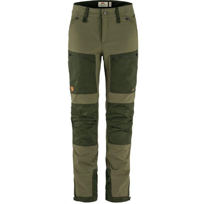 FJÄLLRÄVEN Keb Agile Trousers W, Laurel Green-Deep Forest