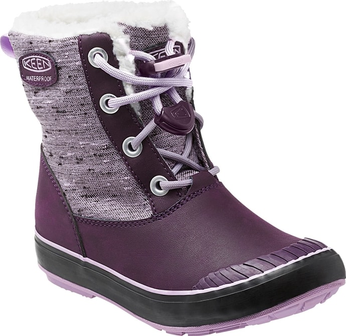 KEEN ELSA BOOT WP K, plum/lilac pastel - dětské zimní boty