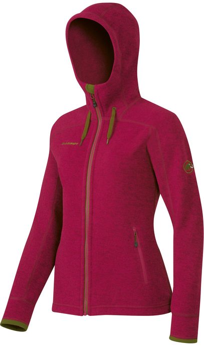 MAMMUT Arctic Hooded Midlayer Jacket Women crimson