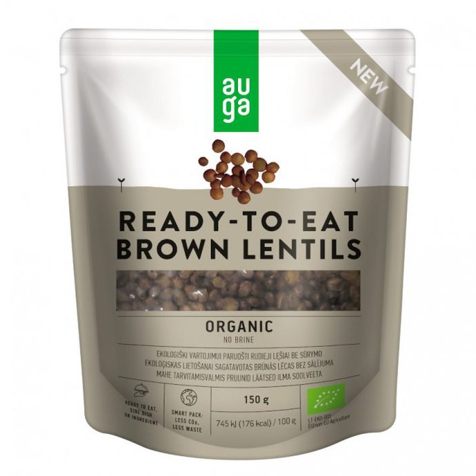 AUGA Organic RTE Lentils without infusion 150g