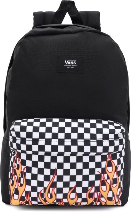 VANS BY NEW SKOOL BACKPACK BOYS OLD STYLE 20 BLACK-RED