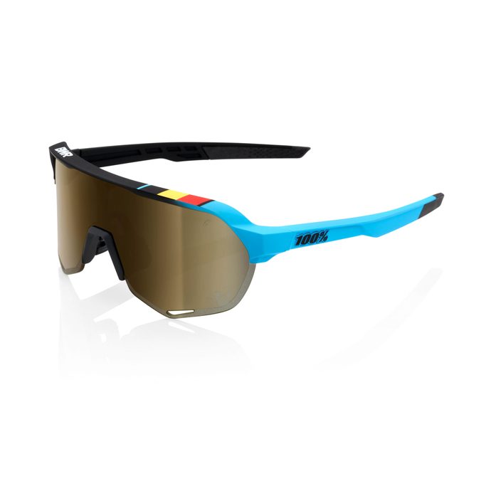 100% S2, BWR Black - Soft Gold Mirror Lens