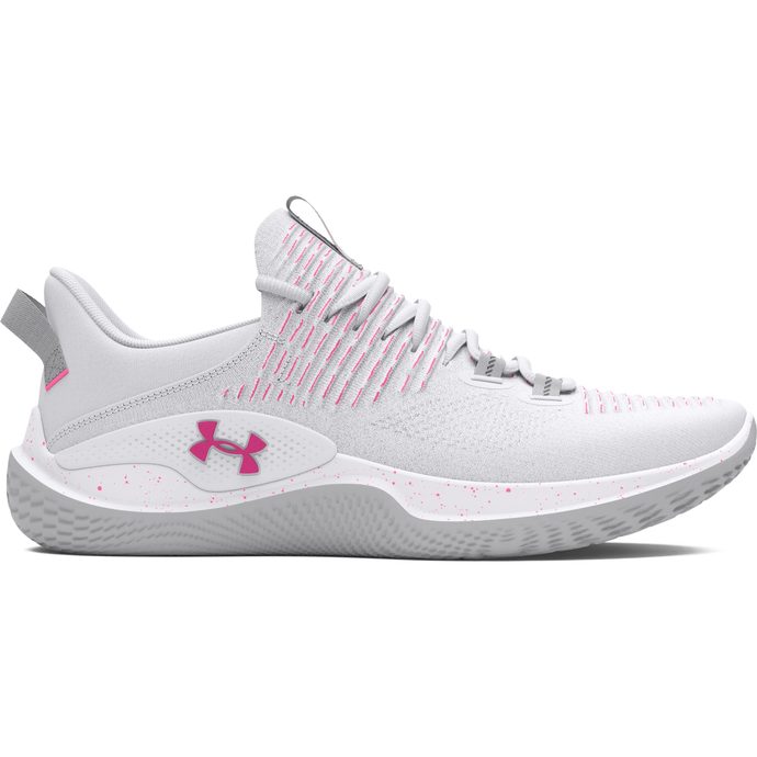 UNDER ARMOUR W Flow Dynamic INTLKNT, White / Halo Gray / Astro Pink