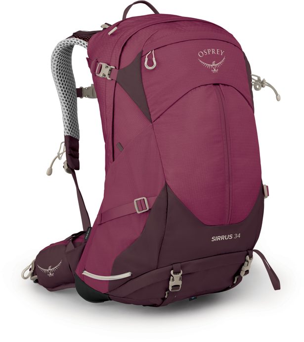 OSPREY SIRRUS 34, elderberry purple/chiru tan