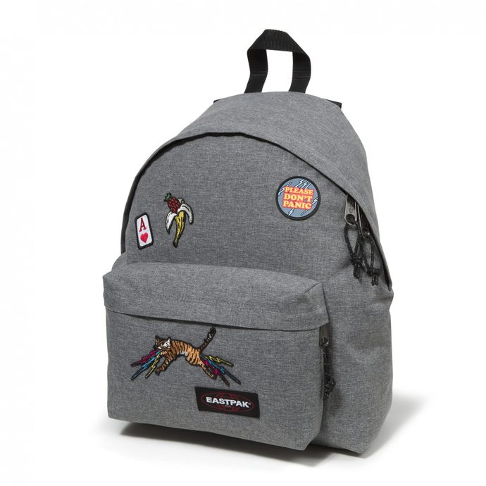 EASTPAK PADDED PAK'R 24l GREY PATCHED