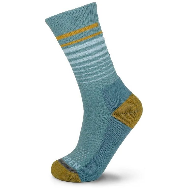 LORPEN WOOL HIKE MIDWEIGHT CREW KIDS, SMOKE BLUE