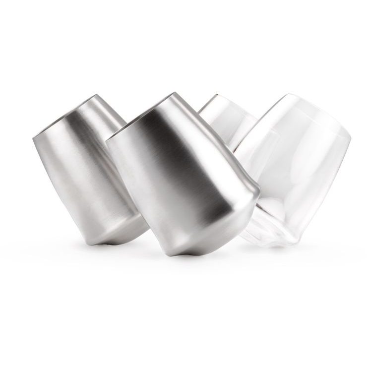 GSI OUTDOORS Glacier Stainless Stemless Wine Glass 350ml