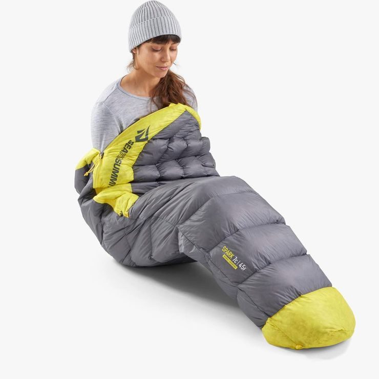 SEA TO SUMMIT Spark Women's -9C Down Sleeping Bag Long, Pewter Grey