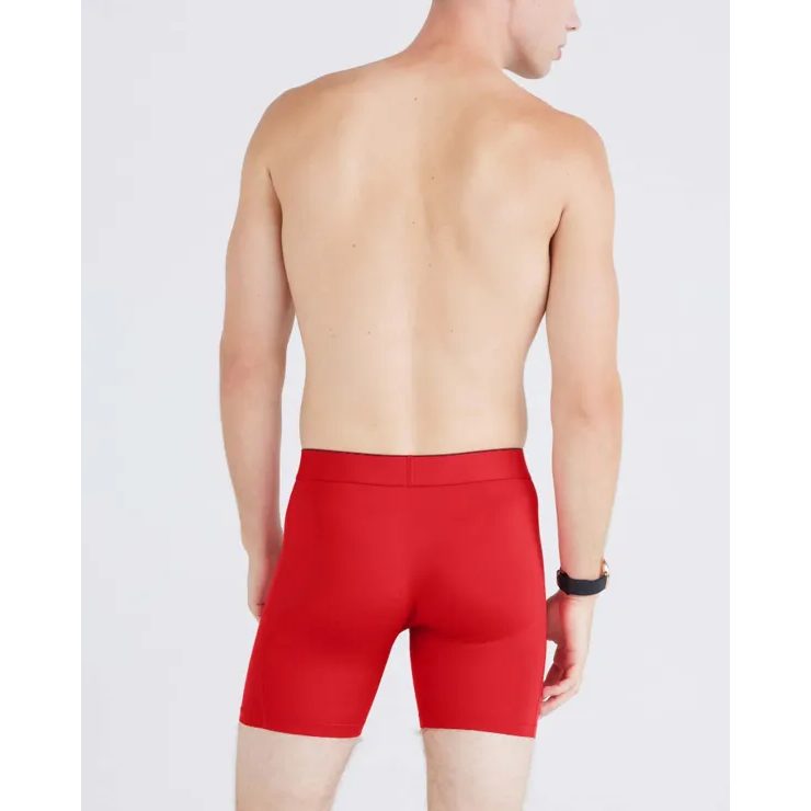 SAXX MULTI-SPORT MESH BOXER BRIEF FLY 3PK Sunset Red/Turbublence/Faded Black