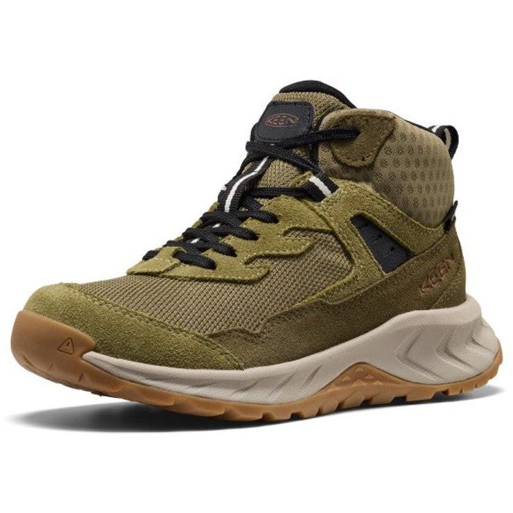 KEEN HIGHTRAIL MID WP YOUTH dark olive/martini olive