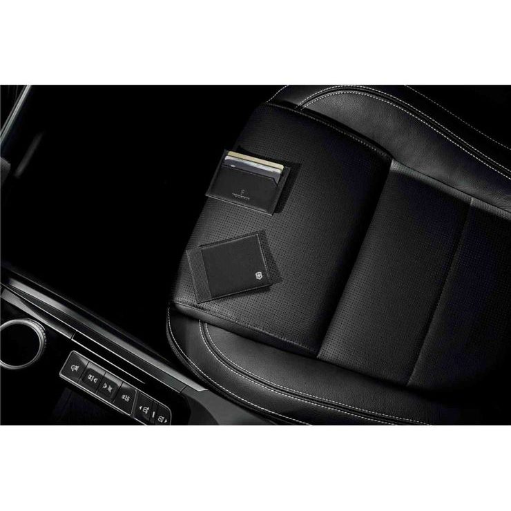 VICTORINOX Altius Alox Slim Card Case, Black