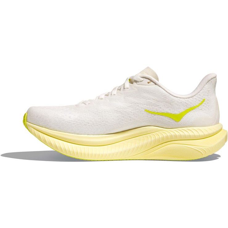 HOKA MACH 6 W WHITE/NEON CITRUS