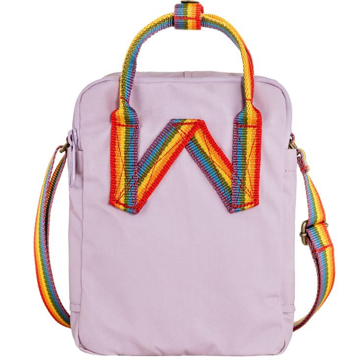 FJÄLLRÄVEN Kånken Rainbow Sling Pastel Lavender-Rainbow