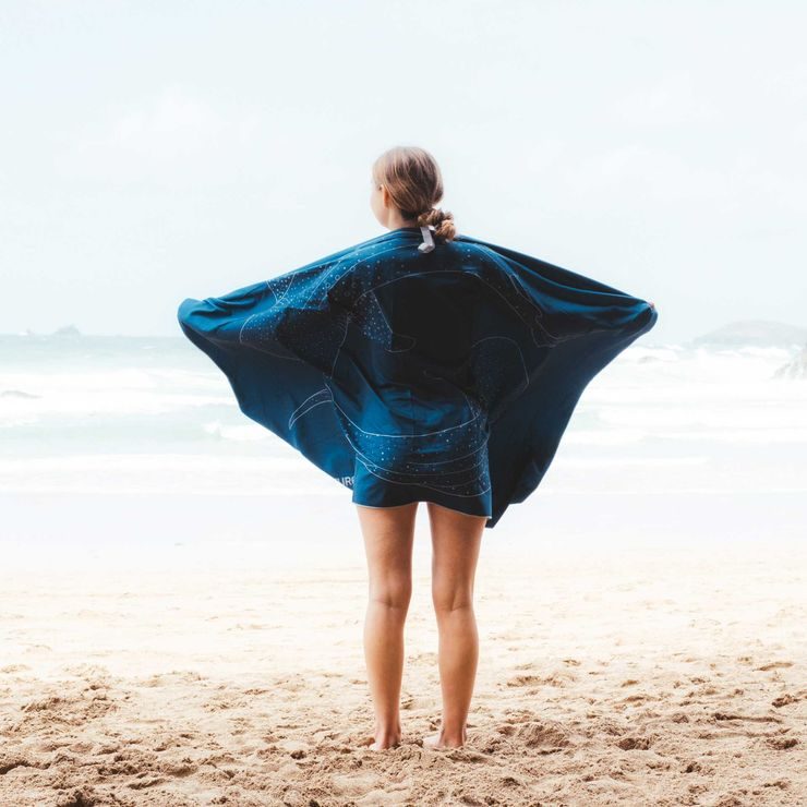 LIFEVENTURE Recycled SoftFibre Trek Towel whale