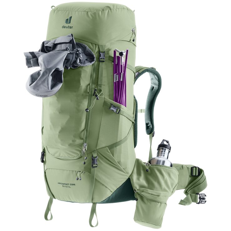 DEUTER Aircontact Core 55+10 SL grove-ivy