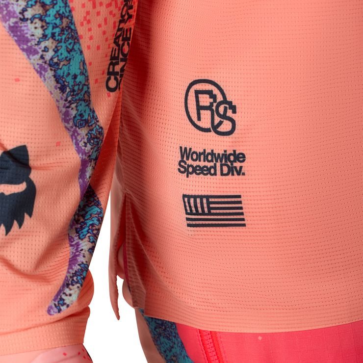 FOX Flexair Ls Jersey Vision Le Peach