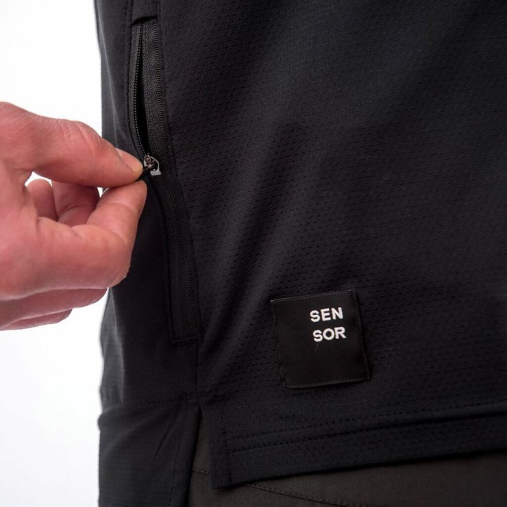 SENSOR HELIUM pánský dres volný kr.rukáv černá/stars