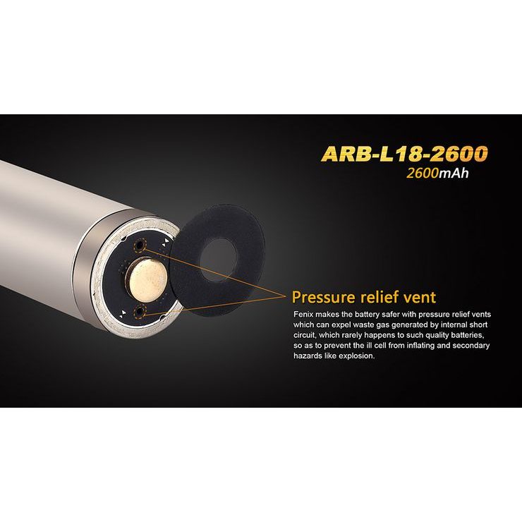 FENIX 18650 2600 mAh (Li-Ion)