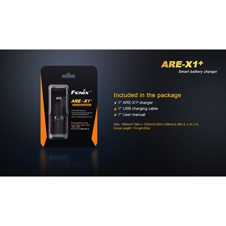 FENIX ARE-X1+ (Li-ion, NiMH)
