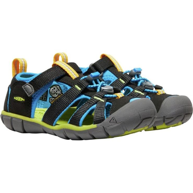 KEEN SEACAMP II CNX JR, black/brilliant blue