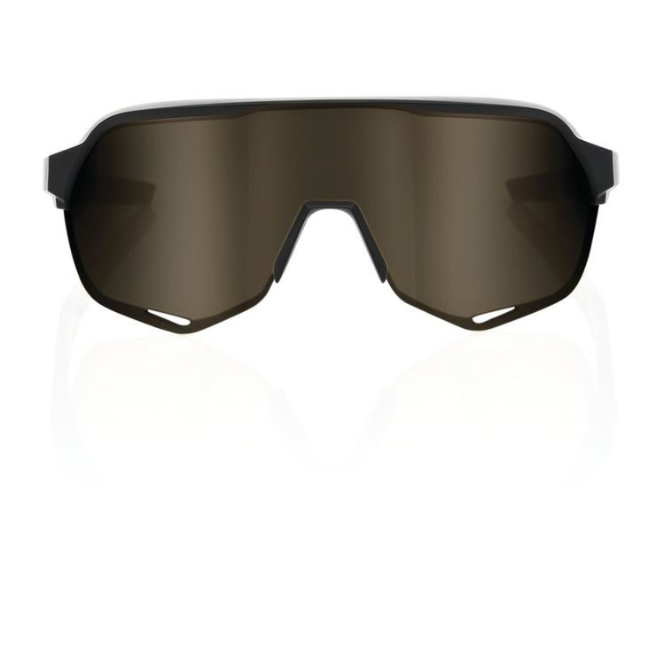 100% S2, Matte Black - Soft Gold Mirror Lens