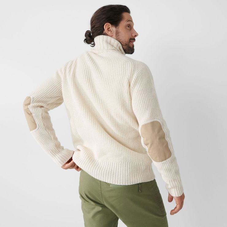 FJÄLLRÄVEN Övik Roller Neck Sweater M Chalk White