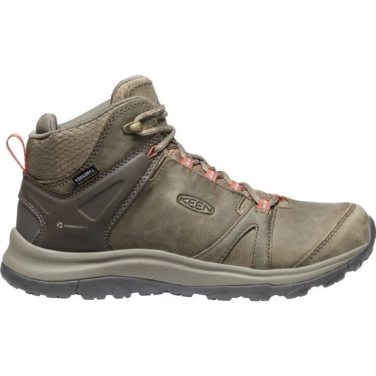 KEEN TERRADORA II LEATHER MID WP W brindle/redwood