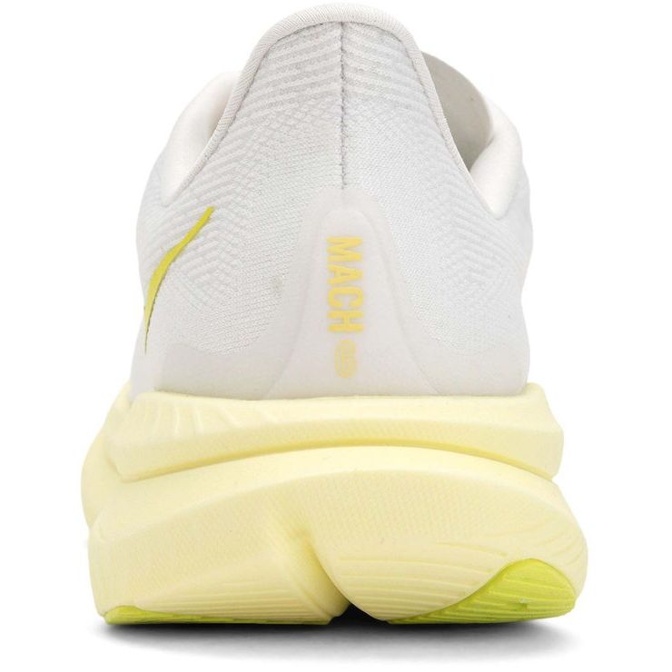 HOKA MACH 6 W WHITE/NEON CITRUS