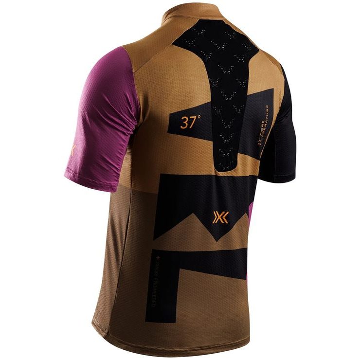 X-BIONIC COREFUSION GRAVEL JERSEY MEN MULTI COLOR/PEANUT BUTTER