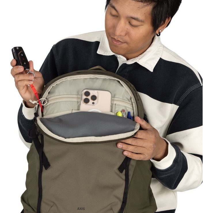 OSPREY AXIS 24 black/shale grey