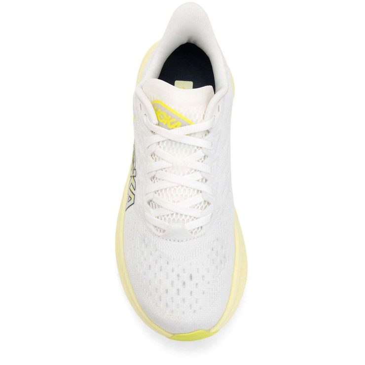 HOKA MACH 6 W WHITE/NEON CITRUS