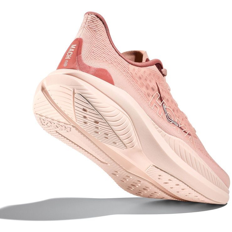 HOKA MACH 6 W ROSE LATTE/BLUSH