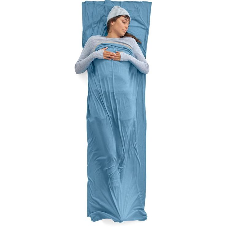 SEA TO SUMMIT Breeze Lightweight Liner Rectangular w/ Pillow Sleeve Cendre Blue